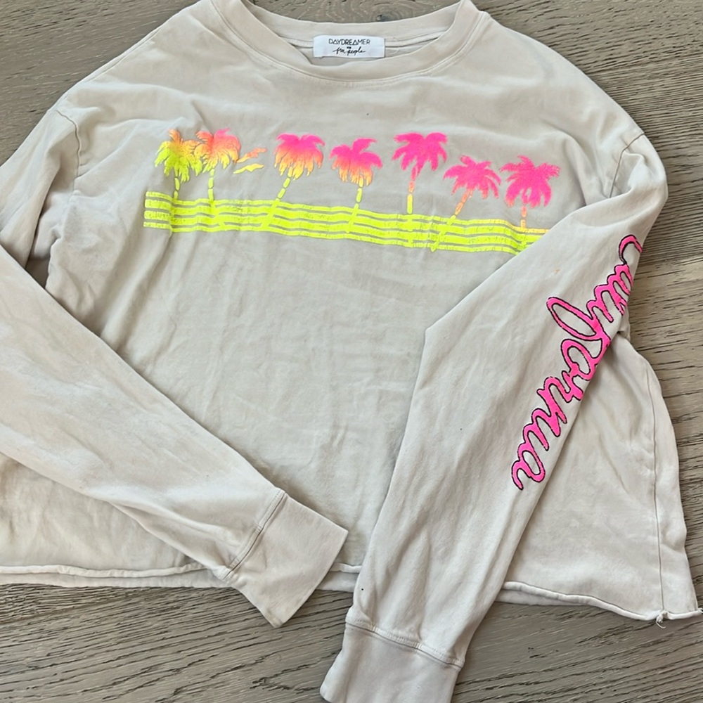 Daydreamer Free people vintage rainbow T-shirt